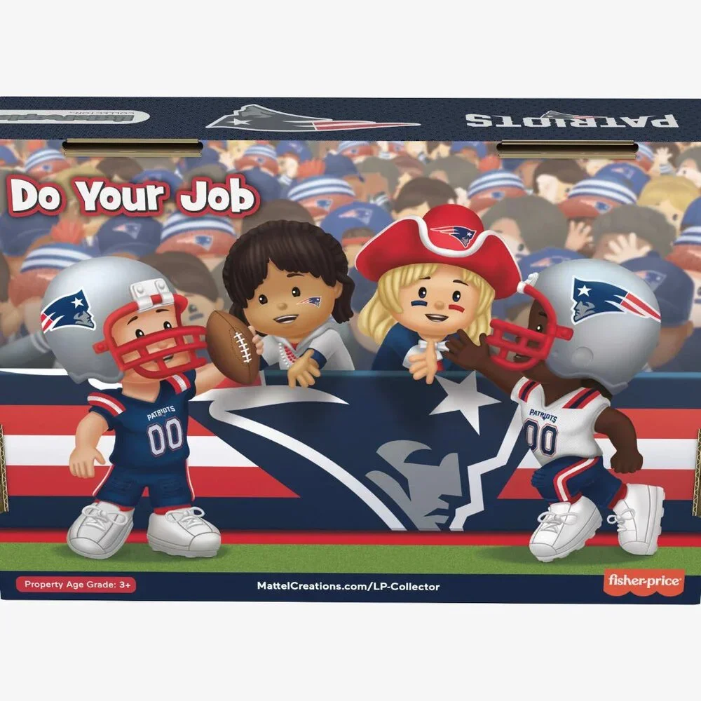 Patriots New England Fisher Price NFL Little People Collector Set New